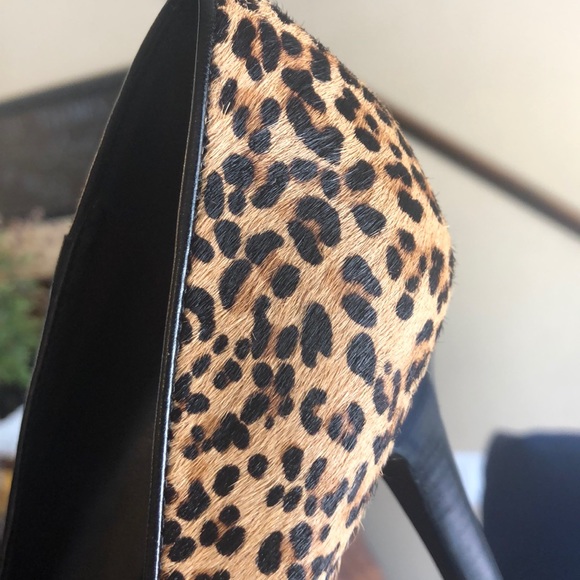Nine Cheetah Print Heels - Picture 6 of 8